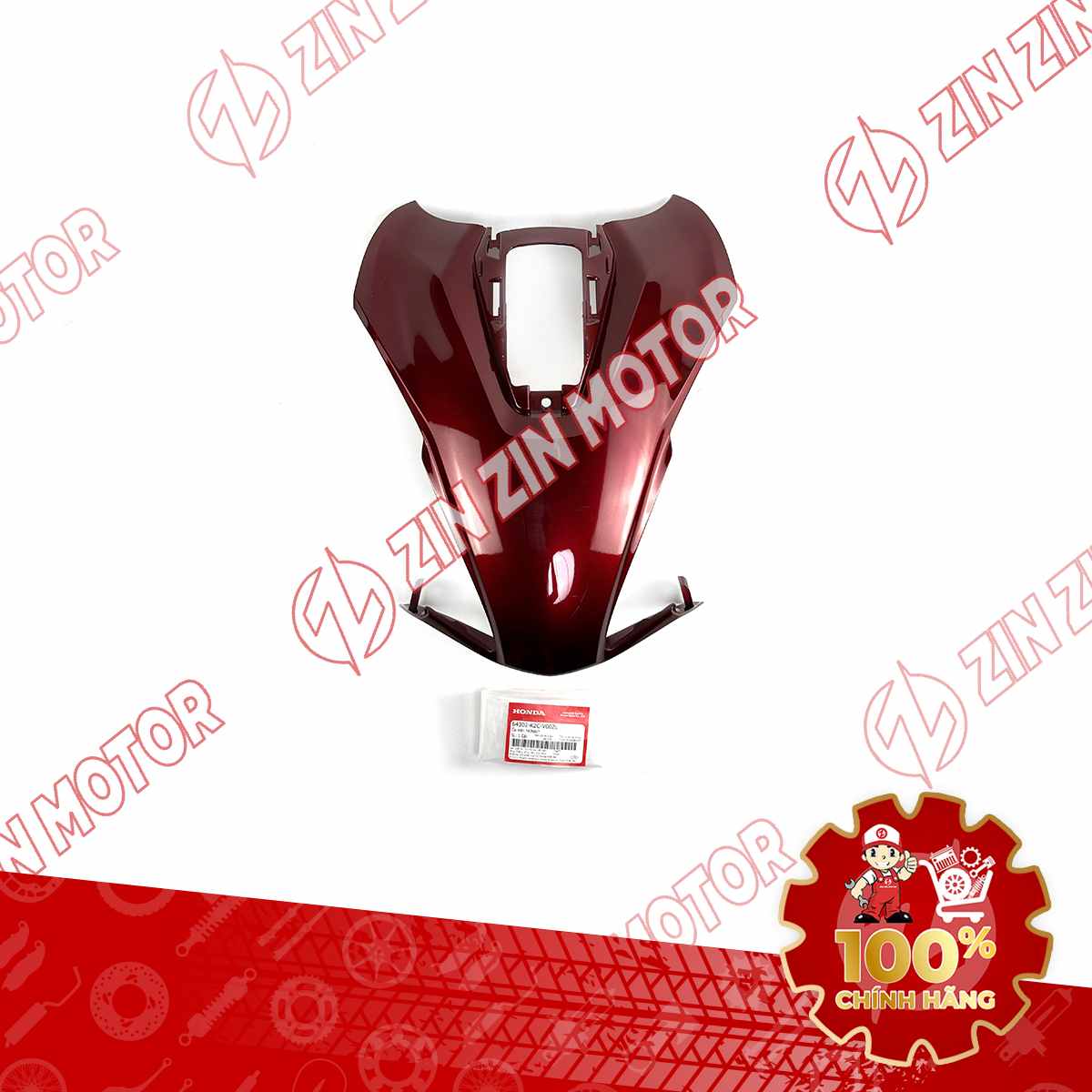 MẶT NẠ LỚN VISION 2021 2022 2023 2024 2025 2026 ĐỎ ĐẬM *R368C* 64302K2CV00ZL CHÍNH HÃNG