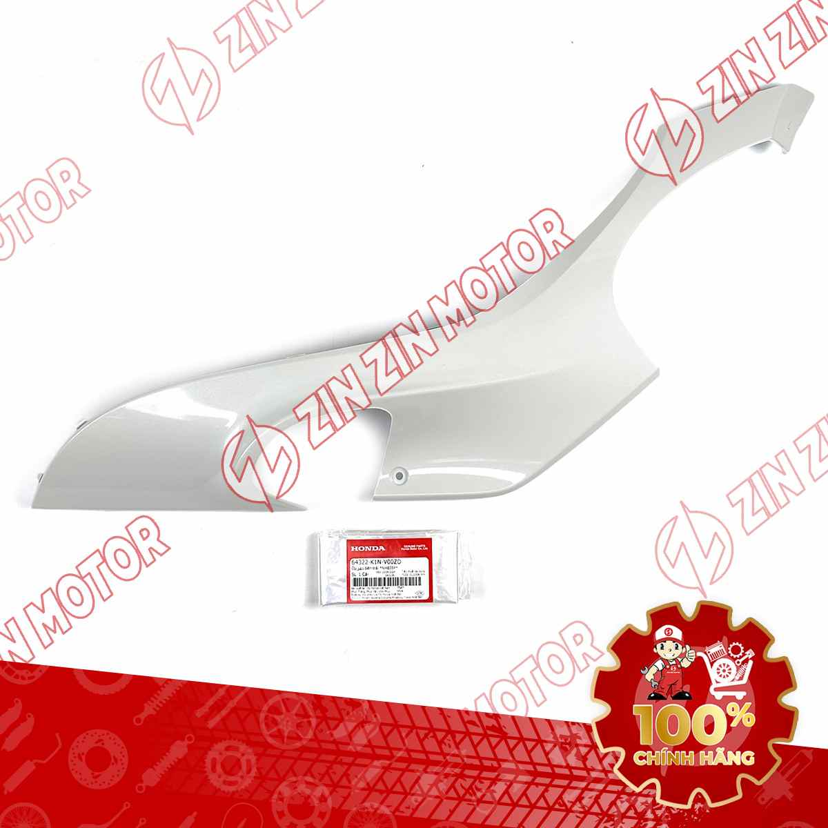 THANH CẠNH, ỐP SÀN ĐỂ CHÂN SH MODE 2020 2021 2022 2023 2024 TRÁI TRẮNG  64322K1NV00ZD CHÍNH HÃNG