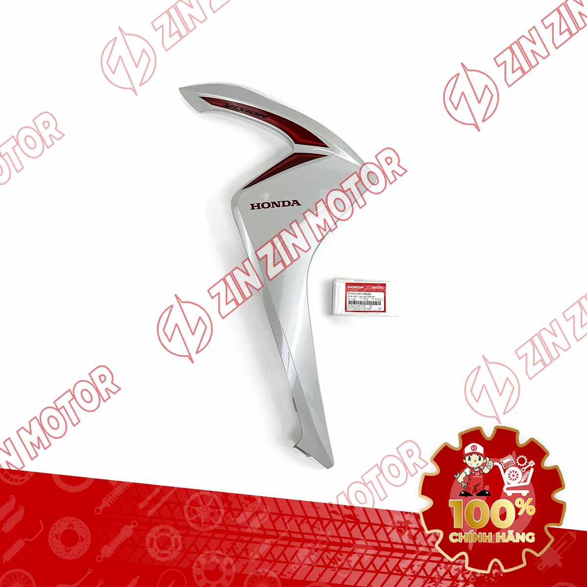 BỬNG PHẢI, CÁNH YẾM VISION 2014 2015 2016 2017 2018 2019 2020 TRẮNG TEM ĐỎ 64350K44V90ZA CHÍNH HÃNG