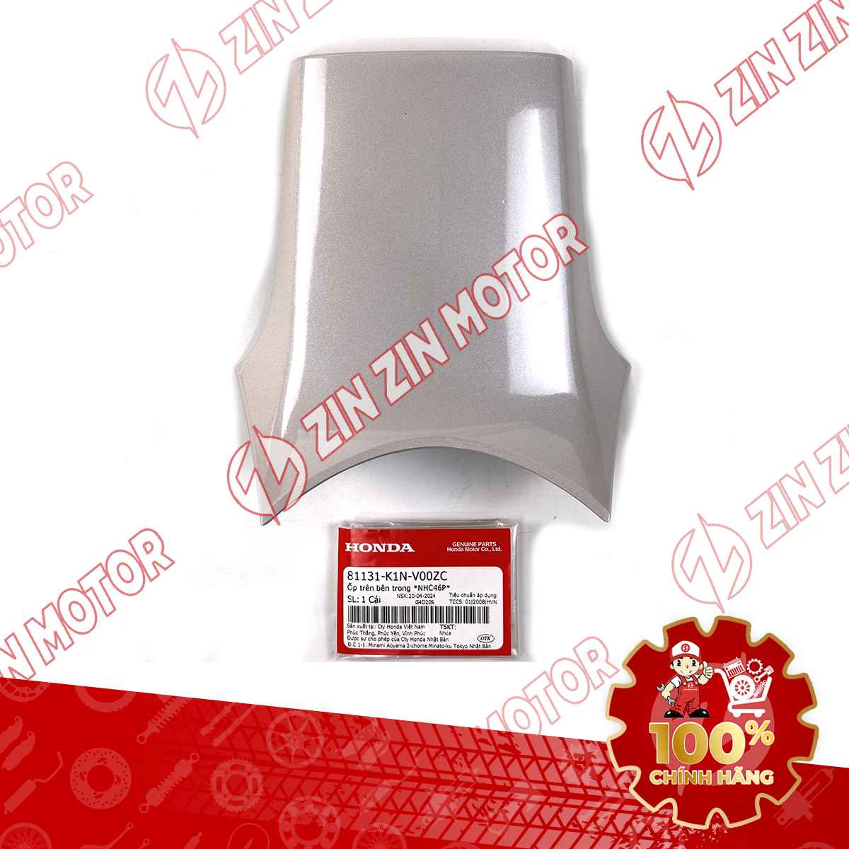 ỐP TRÊN BÊN TRONG SH MODE 2020 2021 TRẮNG NGÀ 2021 81131K1NV00ZC CHÍNH HÃNG