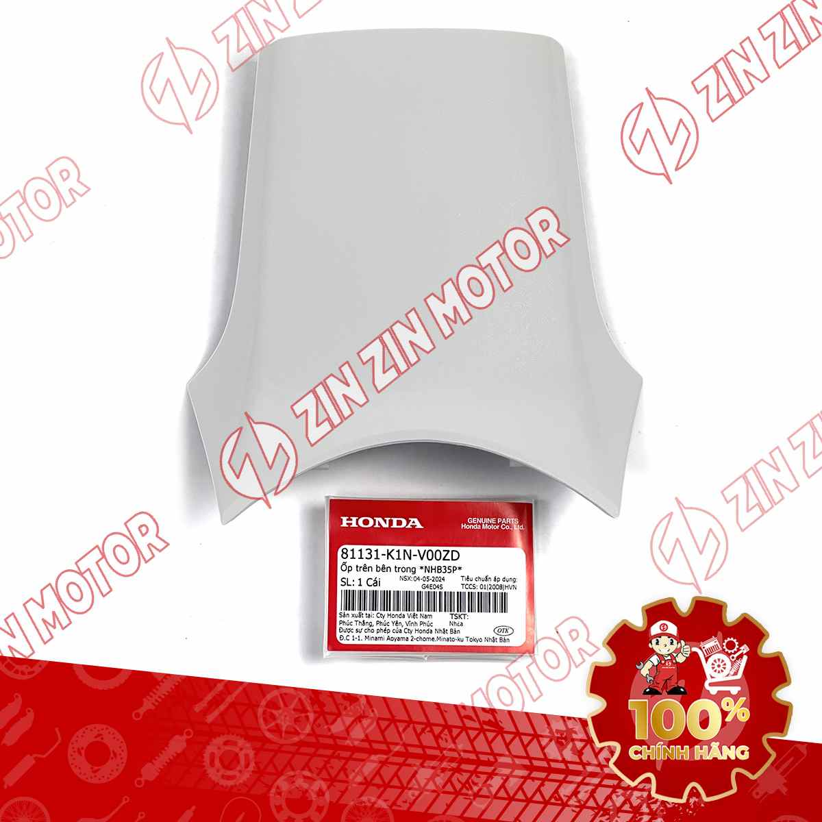 ỐP TRÊN BÊN TRONG SH MODE 2020 2021 2022 2023 2024 TRẮNG 81131K1NV00ZD CHÍNH HÃNG