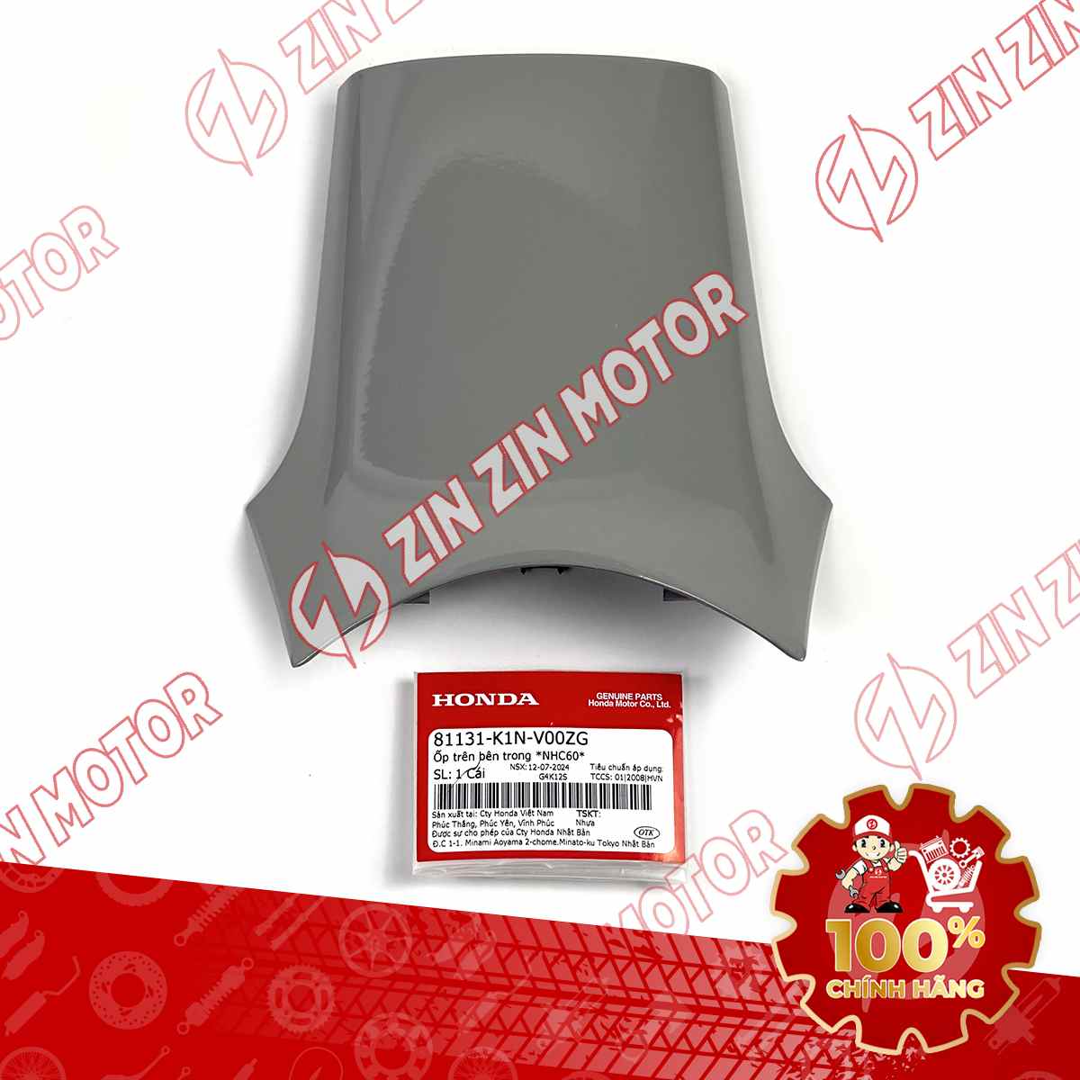 ỐP TRÊN BÊN TRONG SH MODE 2020 2021 2022 2023 2024 XÁM XI MĂNG 81131K1NV00ZG CHÍNH HÃNG