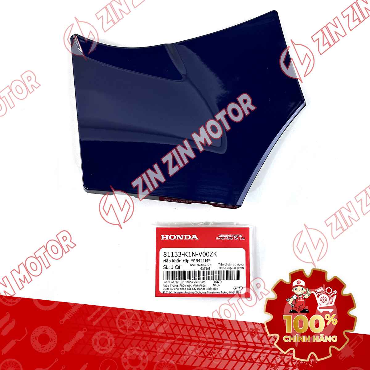 NẮP KHẨN CẤP SH MODE 2023 2024 XANH MỰC 2023-2024 81133K1NV00ZK CHÍNH HÃNG