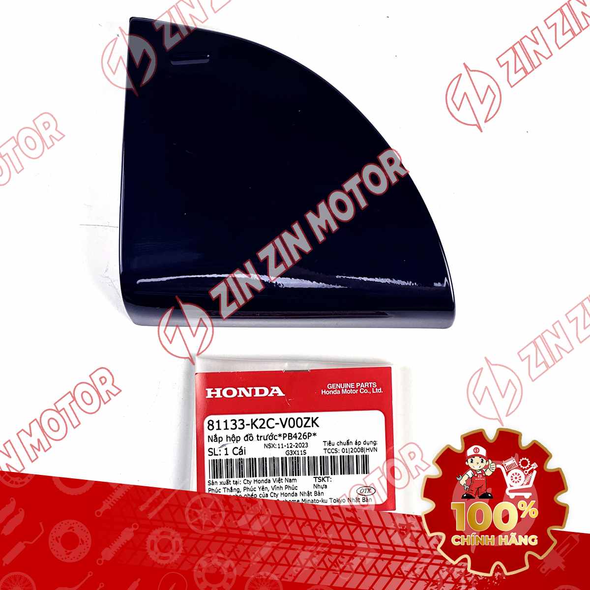 NẮP HỘP ĐỒ TRƯỚC VISION 2021 2022 2023 2024 XANH ĐẬM *PB426P* 81133K2CV00ZK CHÍNH HÃNG
