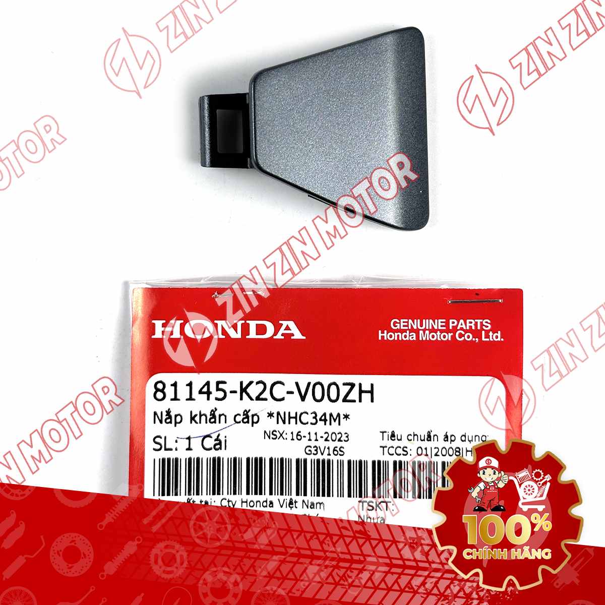 NẮP KHẨN CẤP VISION 2021 2022 2023 2024 XANH XÁM *NHC34M* 81145K2CV00ZH CHÍNH HÃNG