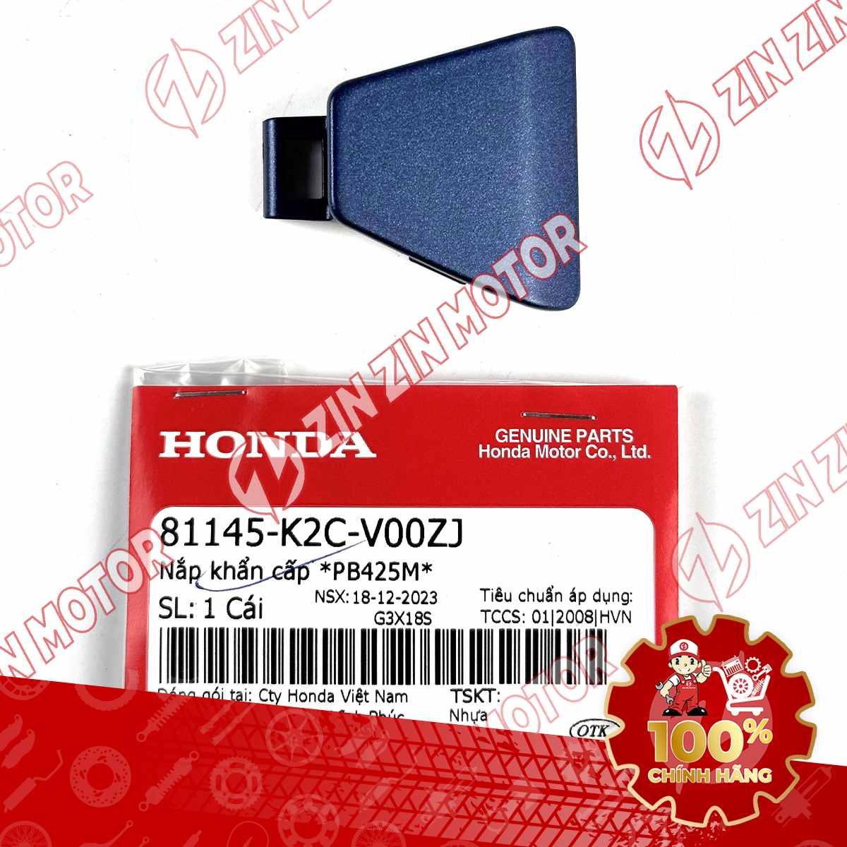 NẮP KHẨN CẤP VISION 2021 2022 2023 2024 XANH NHÁM *PB425M* 81145K2CV00ZJ CHÍNH HÃNG