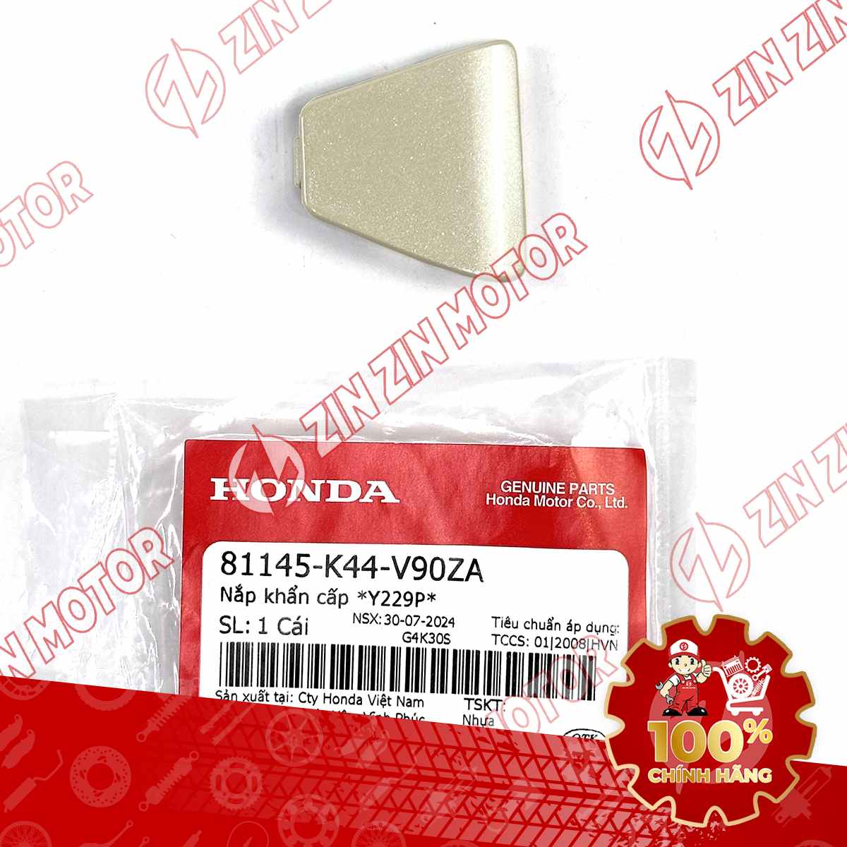 NẮP KHẨN CẤP VISION 2014 2015 2016 2017 2018 2019 2020 TRẮNG NGÀ 81145K44V90ZA CHÍNH HÃNG
