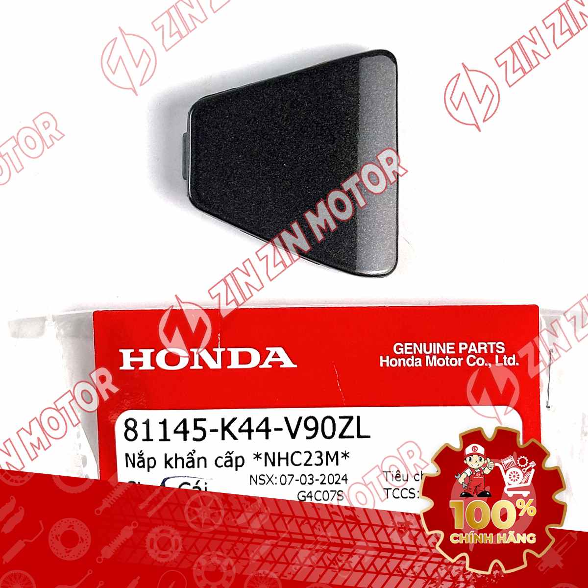 NẮP KHẨN CẤP VISION 2014 2015 2016 2017 2018 2019 2020 XÁM GHI *NHC23M* 81145K44V90ZL CHÍNH HÃNG