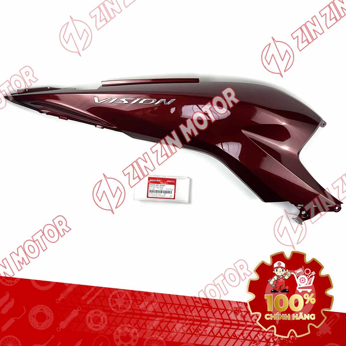 ỐP THÂN PHẢI, ỐP SƯỜN VISION 2021 2022 2023 2024 ĐỎ MẬN *R350C* 83505K2CV00ZF CHÍNH HÃNG