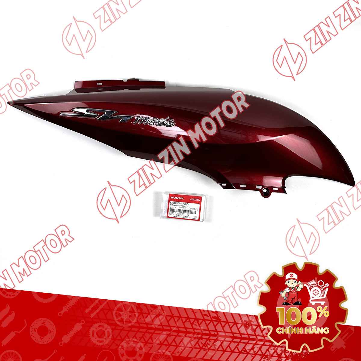 ỐP SƯỜN SH MODE 2020 2021 2022 2023 2024 PHẢI ĐỎ MẬN TEM CHROM 83510K1NV00ZH CHÍNH HÃNG