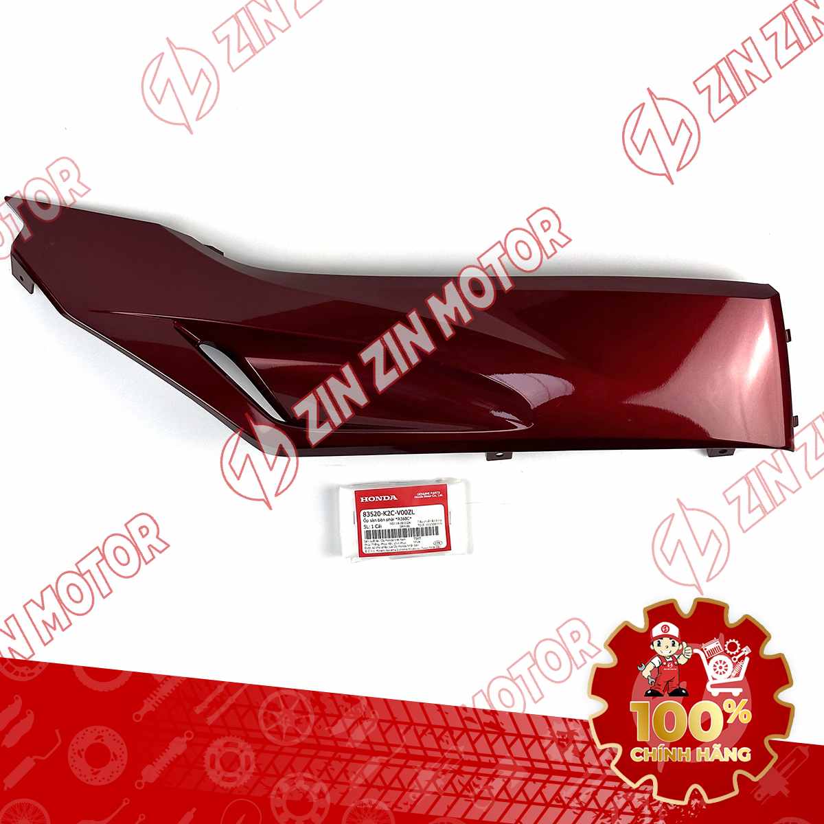 THANH CẠNH PHẢI, ỐP SÀN VISION 2021 2022 2023 2024 2025 2026 ĐỎ ĐẬM *R368C* 83520K2CV00ZL CHÍNH HÃNG