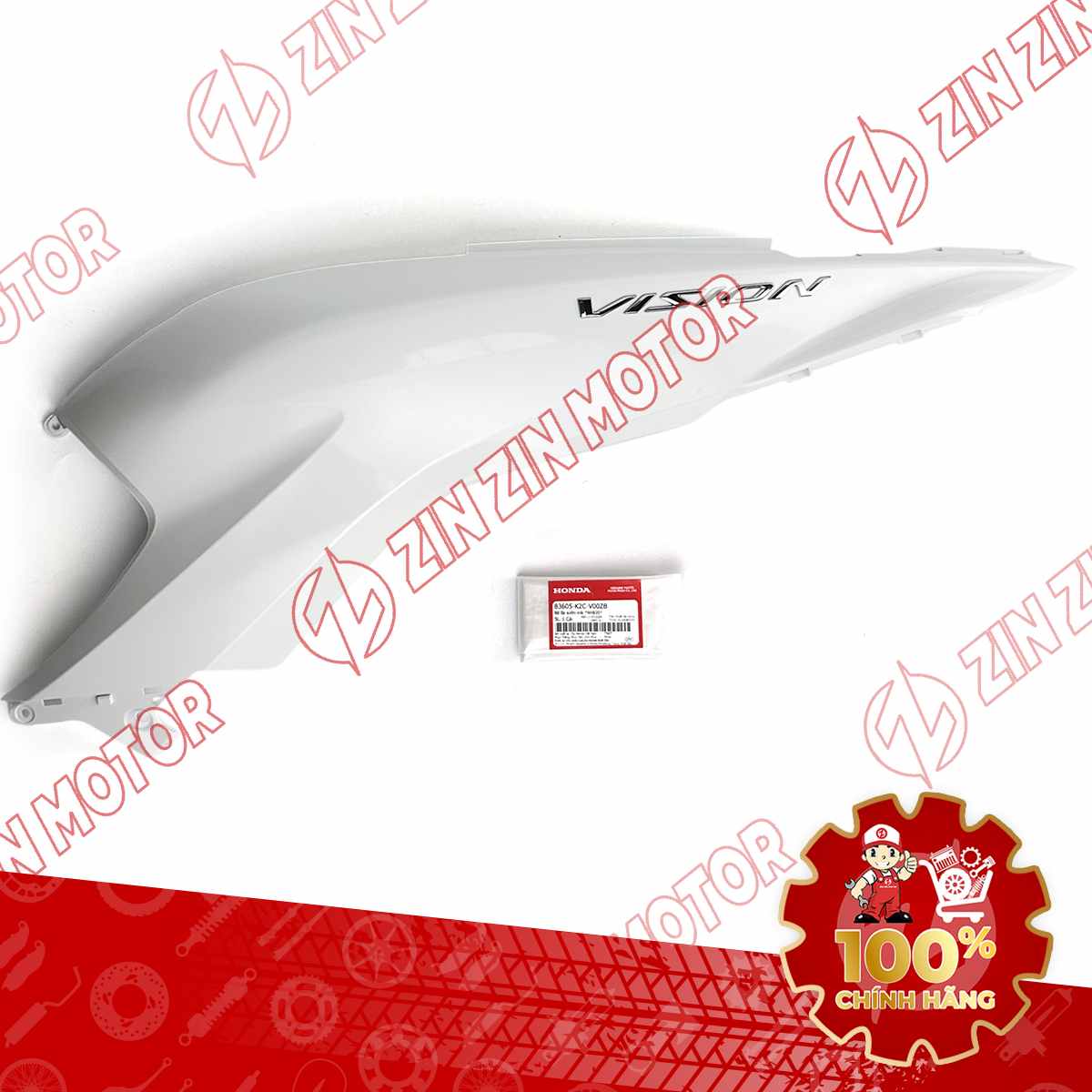 ỐP THÂN TRÁI, ỐP SƯỜN VISION 2021 2022 2023 2024 TRẮNG *NHB35* 83605K2CV00ZB CHÍNH HÃNG