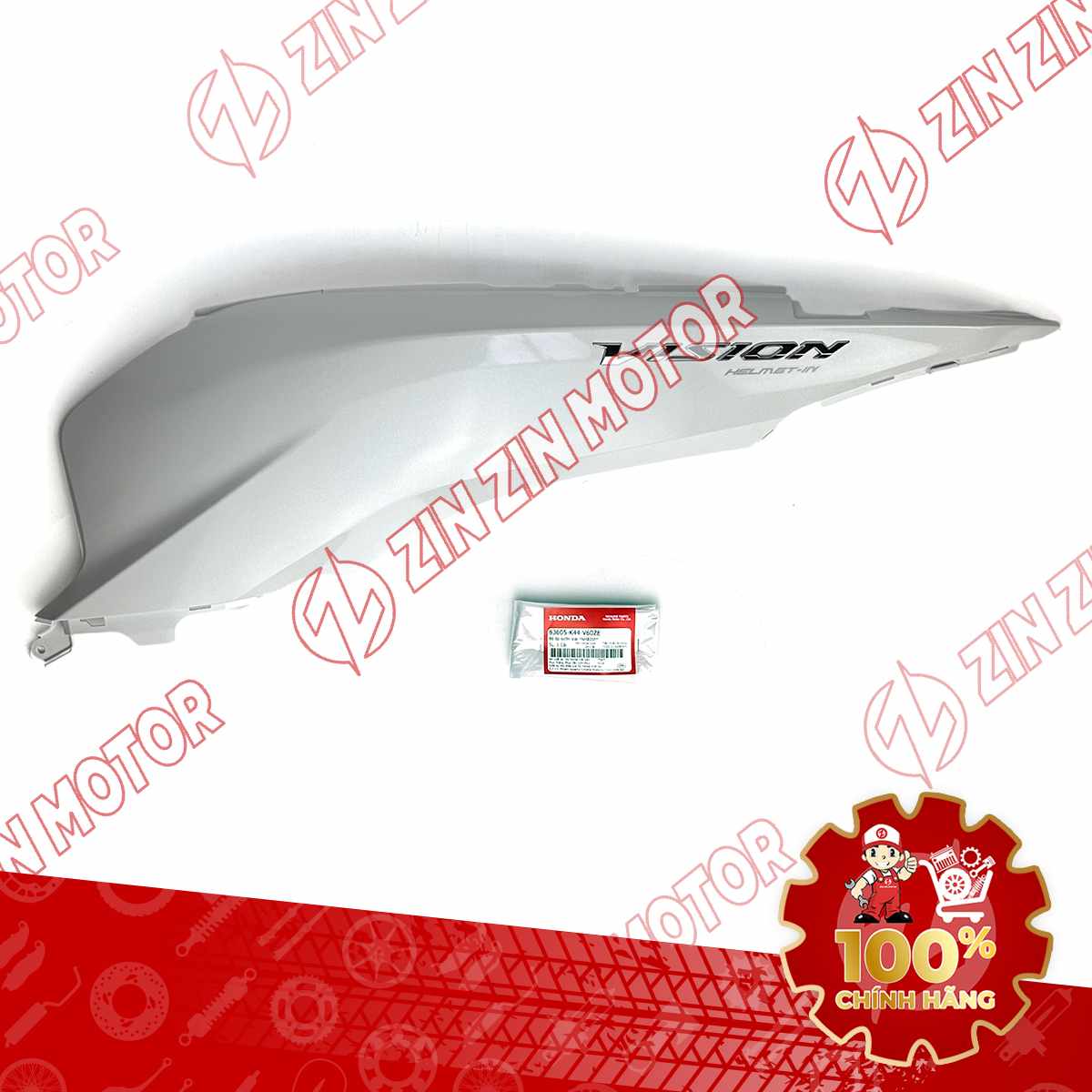 ỐP THÂN TRÁI, ỐP SƯỜN VISION 2014 2015 2016 2017 2018 2019 2020 TRẮNG TEM BẠC *NHB35P* 83605K44V60ZE CHÍNH HÃNG