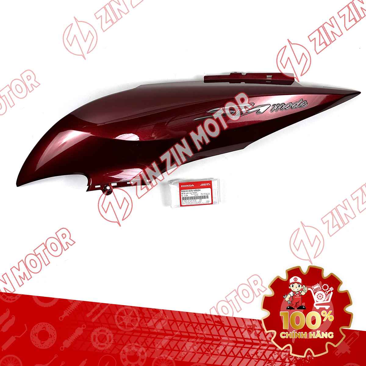 ỐP SƯỜN SH MODE 2020 2021 2022 2023 2024 TRÁI ĐỎ MẬN TEM CHROM 83610K1NV00ZH CHÍNH HÃNG