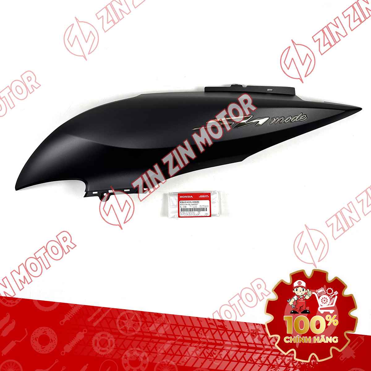 ỐP SƯỜN SH MODE 2020 2021 2022 2023 2024 TRÁI ĐEN NHÁM ĐỜI 2023 83610K1NVD0ZC CHÍNH HÃNG
