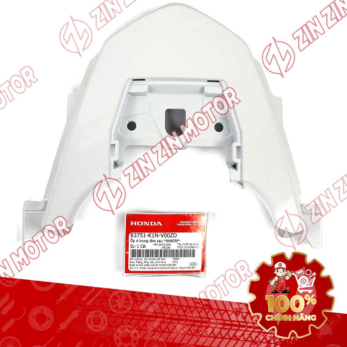 MUI RÙA LỚN SH MODE 2020 2021 2022 2023 2024 TRẮNG 83751K1NV00ZD CHÍNH HÃNG