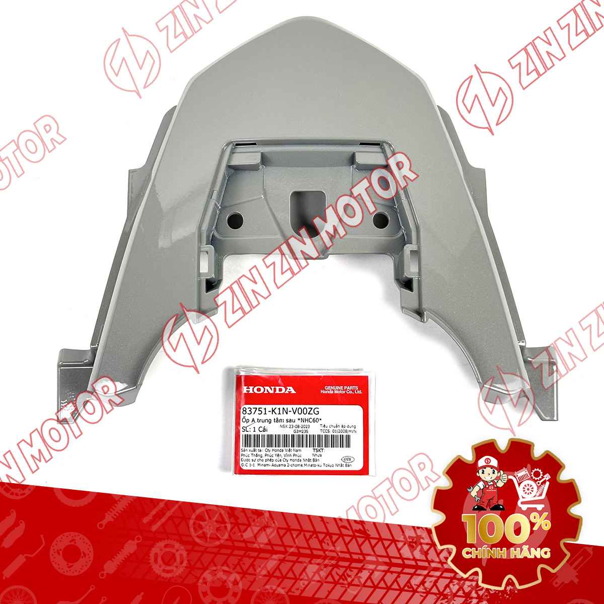 MUI RÙA LỚN SH MODE 2020 2021 2022 2023 2024 XÁM XI MĂNG 83751K1NV00ZG CHÍNH HÃNG