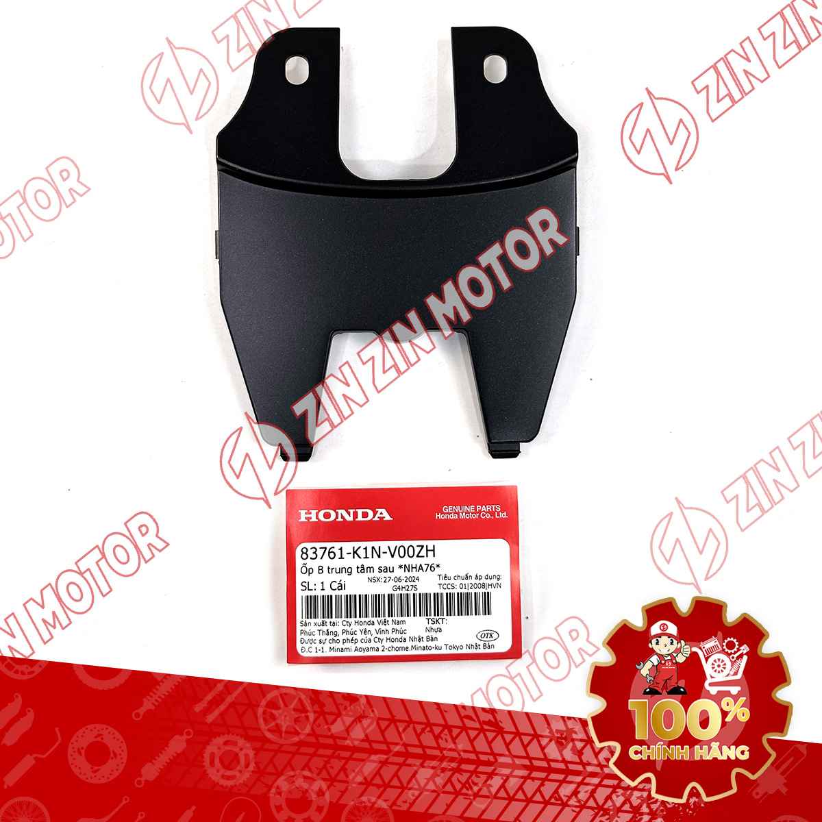 MUI RÙA NHỎ SH MODE 2020 2021 2022 2023 2024 ĐEN NHÁM 83761K1NV00ZH CHÍNH HÃNG