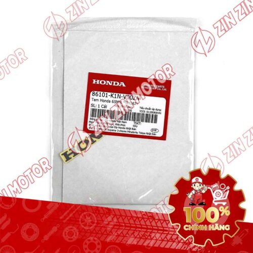 Alternative view of TEM CHỮ HONDA, TEM MẶT NẠ SH MODE 2020 2021 2022 2023 2024 65MM MÀU BẠC 86101K1NV00ZA CHÍNH HÃNG