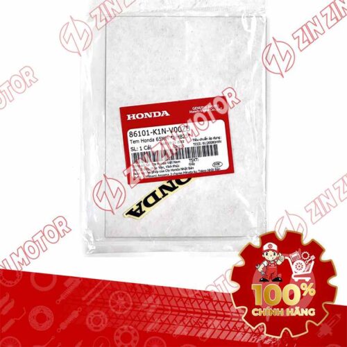 Alternative view of TEM CHỮ HONDA, TEM MẶT NẠ SH MODE 2020 2021 65MM MÀU ĐEN XE BẠC 2021 86101K1NV00ZB CHÍNH HÃNG