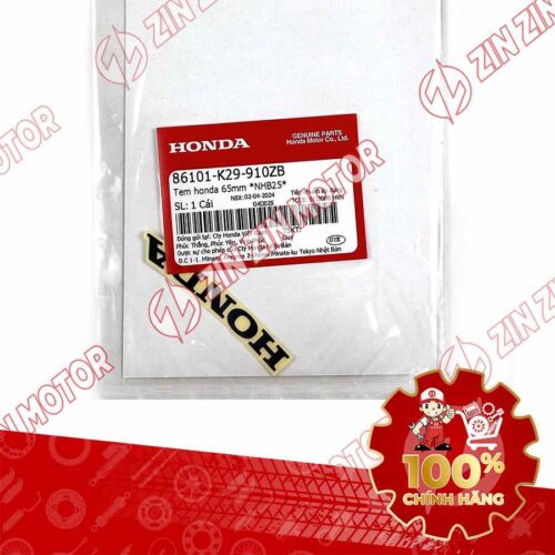 Alternative view of TEM CHỮ HONDA MẶT NẠ SH MODE 2020 2021 2022 2023 2024 65MM MÀU ĐEN 86101K29910ZB CHÍNH HÃNG