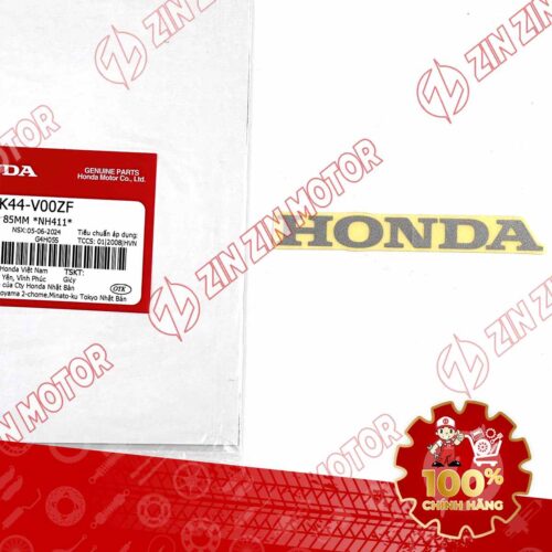 TEM CÁNH YẾM VISION 2014 2015 2016 2017 2018 2019 2020 CHỮ HONDA 85MM TRẮNG 86103K44V00ZF CHÍNH HÃNG