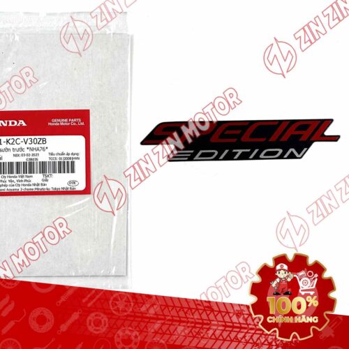 TEM CÁNH YẾM VISION 2021 2022 2023 2024 CHỮ SPECIAL EDITION ĐỎ BẠC 86641K2CV30ZB CHÍNH HÃNG