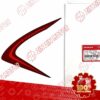 TEM CÁNH YẾM VISION 2017 TRÁI (BẢN ĐEN NHÁM PBĐB) 86642K44V70ZA CHÍNH HÃNG