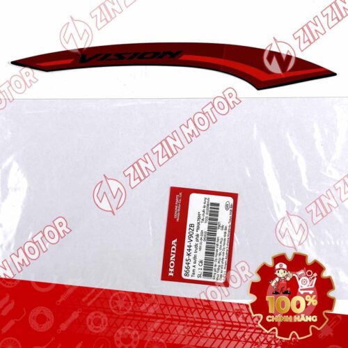 TEM CÁNH YẾM VISION 2018 2019 2020 PHẢI ĐỎ - MIẾNG TRÊN (BẢN ĐEN NHÁM SMARTKEY) 86645K44V90ZB CHÍNH HÃNG