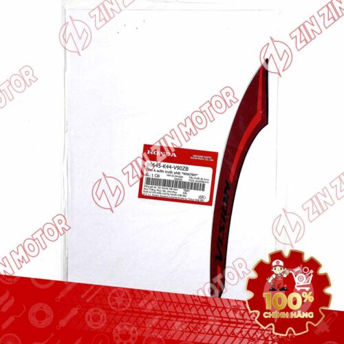 Alternative view of TEM CÁNH YẾM VISION 2018 2019 2020 PHẢI ĐỎ - MIẾNG TRÊN (BẢN ĐEN NHÁM SMARTKEY) 86645K44V90ZB CHÍNH HÃNG