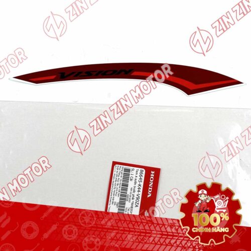 TEM CÁNH YẾM VISION 2018 2019 2020 TRÁI ĐỎ - MIẾNG TRÊN (BẢN TRẮNG SMARTKEY) 86646K44V90ZA CHÍNH HÃNG
