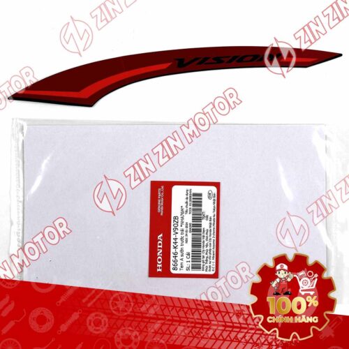 TEM CÁNH YẾM VISION 2018 2019 2020 TRÁI ĐỎ - MIẾNG TRÊN (BẢN ĐEN NHÁM SMARTKEY) 86646K44V90ZB CHÍNH HÃNG