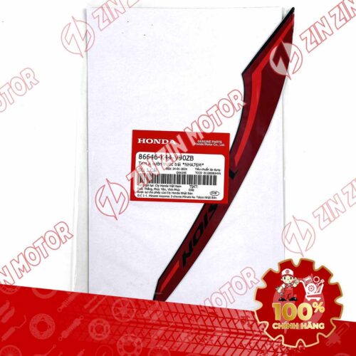 Alternative view of TEM CÁNH YẾM VISION 2018 2019 2020 TRÁI ĐỎ - MIẾNG TRÊN (BẢN ĐEN NHÁM SMARTKEY) 86646K44V90ZB CHÍNH HÃNG