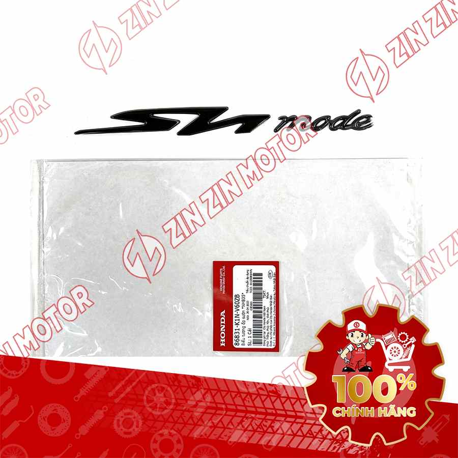 TEM CHỮ NỔI SH MODE 2022 ĐEN XE TRẮNG 2022 86831K1NV60ZB CHÍNH HÃNG