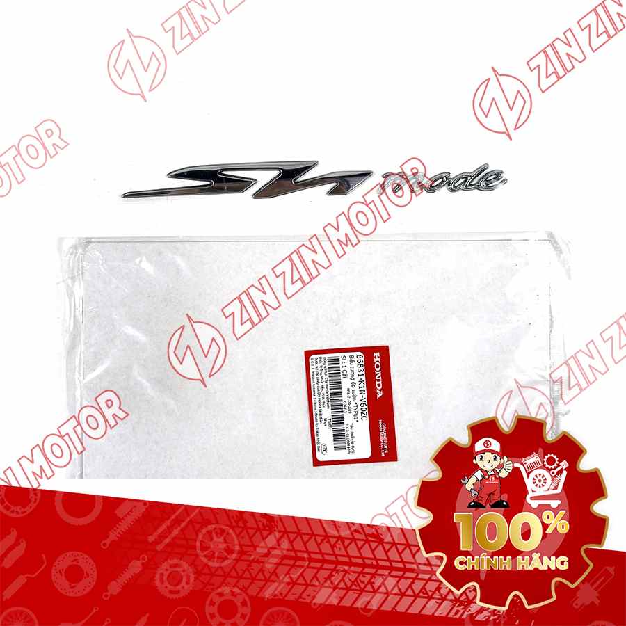TEM CHỮ NỔI SH MODE 2022 2023 2024 CHROME ĐỜI 2022-2024 86831K1NV60ZC CHÍNH HÃNG
