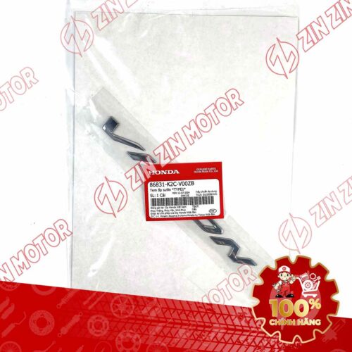 Alternative view of TEM CHỮ NỔI VISION 2021 2022 2023 2024 2025 2026 CHROME 86831K2CV00ZB CHÍNH HÃNG