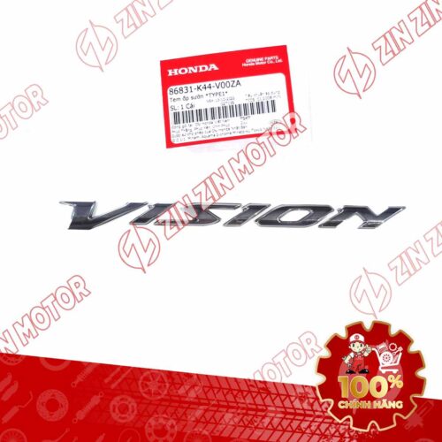 Alternative view of TEM CHỮ NỔI VISION 2014 2015 2016 2017 2018 2019 2020 CHROME 86831K44V00ZA CHÍNH HÃNG