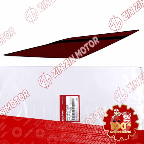 TEM ỐP SƯỜN VISION 2021 PHẢI ĐỎ BẢN ĐEN NHÁM 86833K2CV30ZB CHÍNH HÃNG