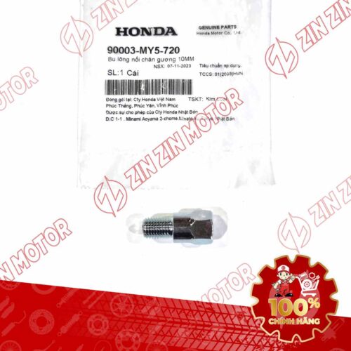 BU LÔNG CHÂN KÍNH CHIẾU HẬU VISION 2021 2022 2023 2024 2026 AIR BLADE, VARIO, CLICK 10MM , WAVE RSX 2019 2020 2021 2022 2023 , WAVE ALPHA 2017 - 2023 2024 - 2025, WAVE BLADE 110 90003MY5720 CHÍNH HÃNG