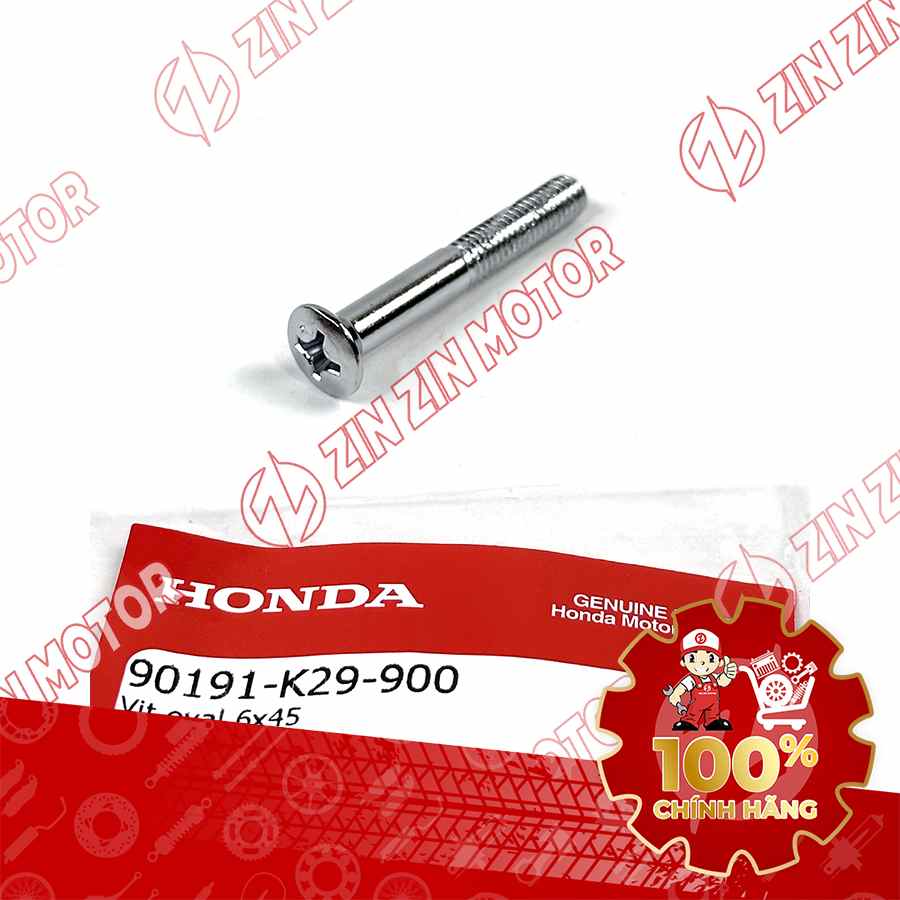 ỐC GÙ TAY LÁI SH MODE 2020 2021 2022 2023 2024 6X45MM 90191K29900 CHÍNH HÃNG