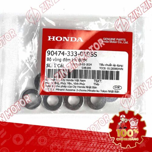 Alternative view of VÒNG ĐỆM 8MM, LÔNG ĐỀN ỐC XẢ NHỚT LÁP VISION 2021 2022 2023 2024 2026 LEAD 110, SH MODE 90474333000 CHÍNH HÃNG