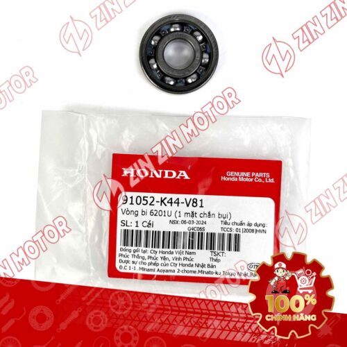 BẠC ĐẠN BÁNH TRƯỚC VISION 2021 - 2024 2026 , AB 125/160 2026 , LEAD 2021, SH 2020-2026, SH MODE 2020-2023, VARIO 160 6201U 91052K44V81 CHÍNH HÃNG