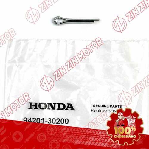 CHỐT CHẺ CHỐNG ĐỨNG VISION 2014 - 2024 2026 , AIR BLADE , LEAD 125, SH, SH MODE, VARIO, CLICK 160 10MM 3,0X20MM 9420130200 CHÍNH HÃNG