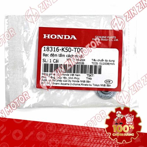 Alternative view of BẠC ĐỆM TẤM CÁCH NHIỆT ỐNG XẢ AB 125 2016-2020, VARIO 125 18316K50T00 CHÍNH HÃNG