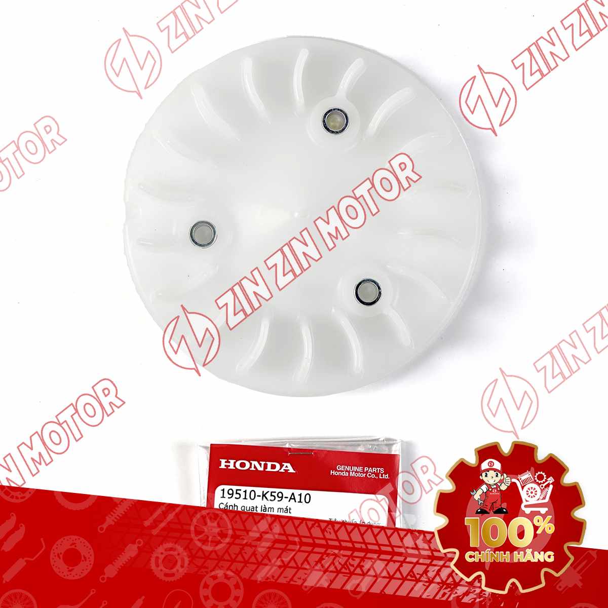 CÁNH QUẠT GIÓ TẢN NHIỆT, QUẠT KÉT NƯỚC LEAD 125 2017 2018 2019 19510K59A10 CHÍNH HÃNG