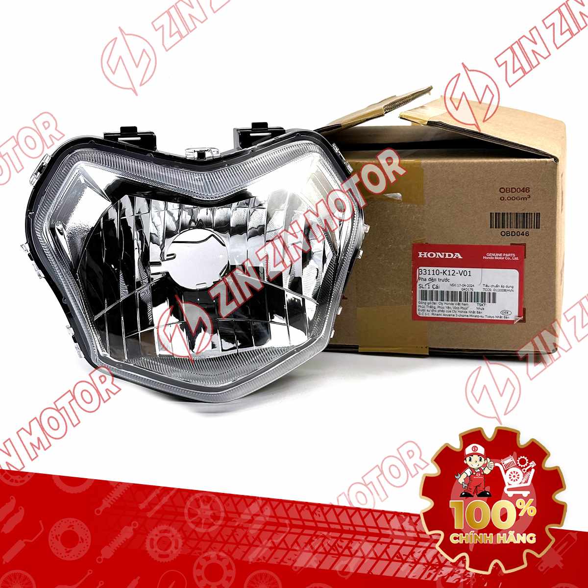CHÓA ĐÈN PHA TRƯỚC LEAD 125 2017-2022 (LOẠI CHÓA ĐÈN DÙNG BÓNG HALOGEN) (KHÔNG KÈM BÓNG ĐÈN) 33110K12V01 CHÍNH HÃNG