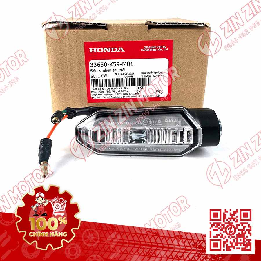 ĐÈN XI NHAN SAU VARIO 125/160 BÊN TRÁI 33650K59M01 CHÍNH HÃNG