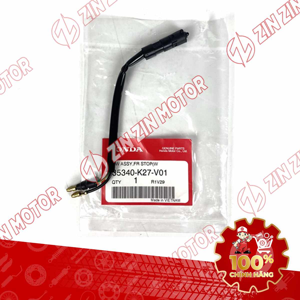 CÔNG TẮC ĐÈN PHANH TRƯỚC VARIO 125 2023 2024 , AB 125/160 2026 35340K27V01 CHÍNH HÃNG