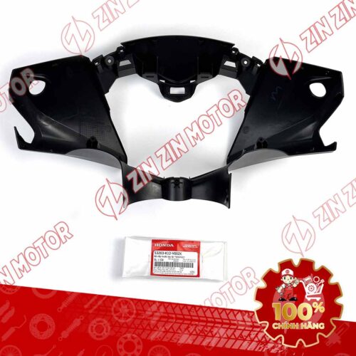 Alternative view of NẮP TRƯỚC TAY LÁI, ỐP ĐẦU LEAD 125 2017 2018 2019 MÀU ĐEN NHÁM 53203K12V00ZK CHÍNH HÃNG