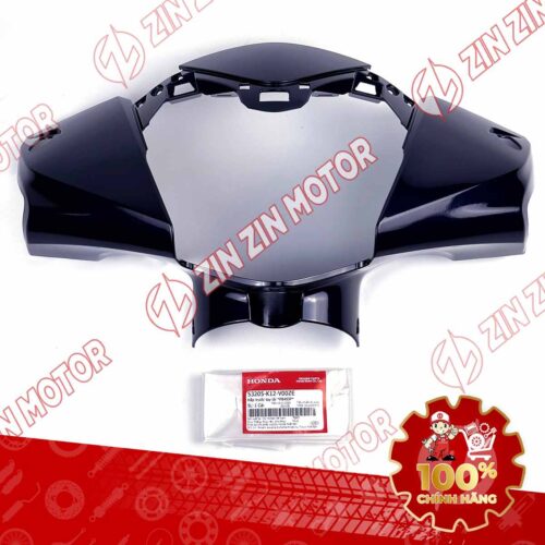 NẮP TRƯỚC TAY LÁI, ỐP ĐẦU LEAD 125 2017 2018 2019 MÀU XANH ĐẬM 53205K12V00ZE CHÍNH HÃNG